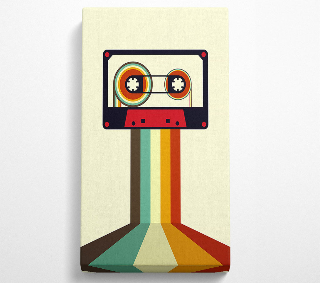  A Canvas Print of Retro Tape 1 Canvas Print