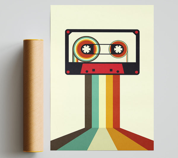 Retro Tape 1 Giclee Print