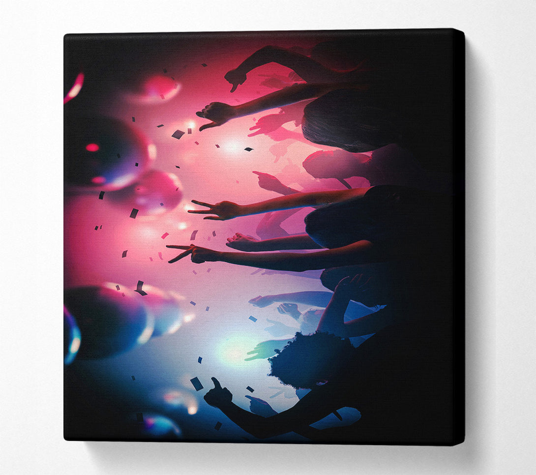  A Canvas Print of Loving The Tunes 1 Canvas Print