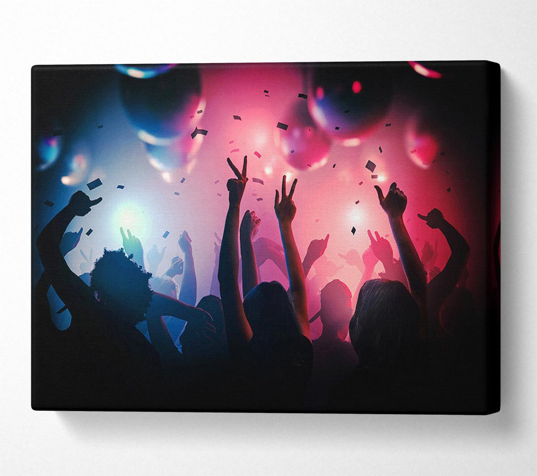  A Canvas Print of Loving The Tunes 1 Canvas Print