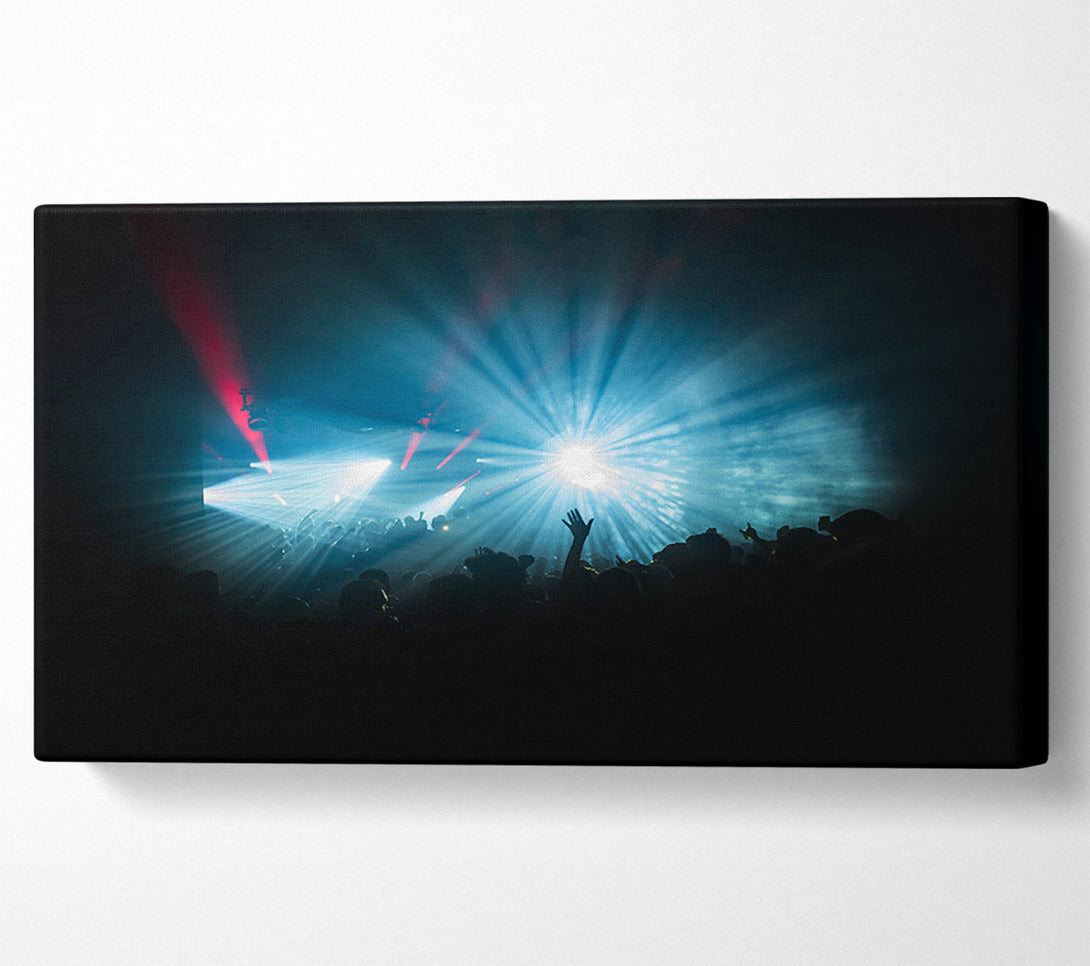  A Canvas Print of Crowd Lights Canvas Art