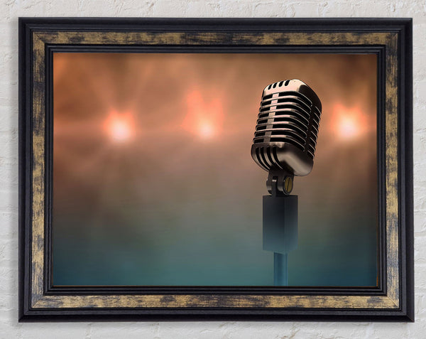 Just Before The Show Framed Print