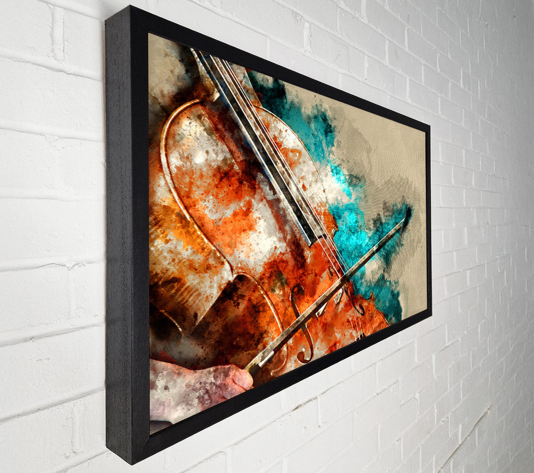  A Canvas Print of Double Bass Play Canvas Print