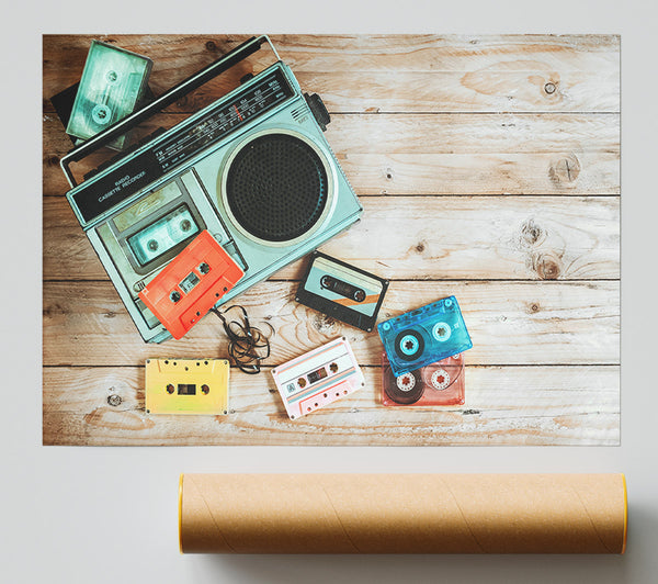 Tape Player Giclee Print