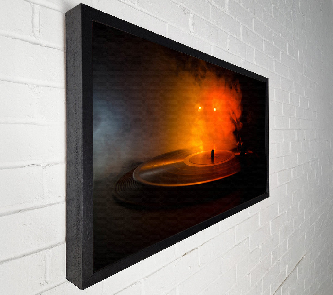  A Canvas Print of DJ Smoking Canvas Print