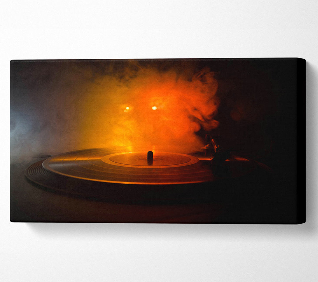  A Canvas Print of DJ Smoking Canvas Print