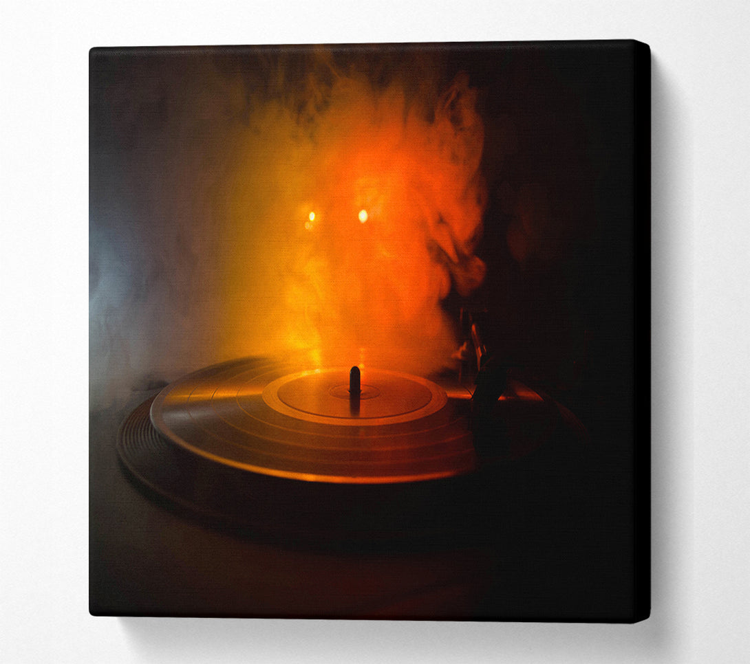  A Canvas Print of DJ Smoking Canvas Print