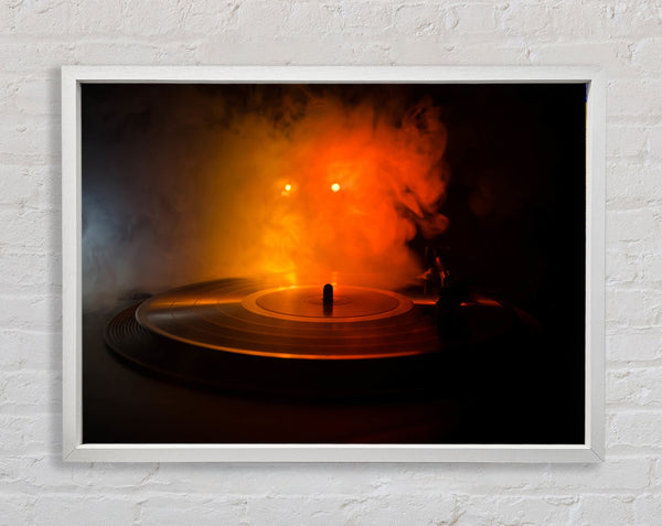 DJ Smoking Framed Print