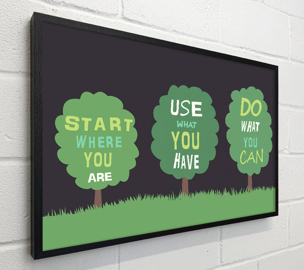 Start Where You Are