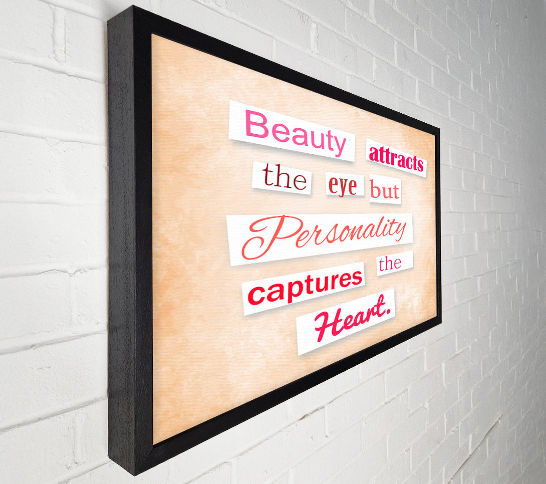  A Canvas Print of Beauty Attracts The Eye But Canvas Wall Art