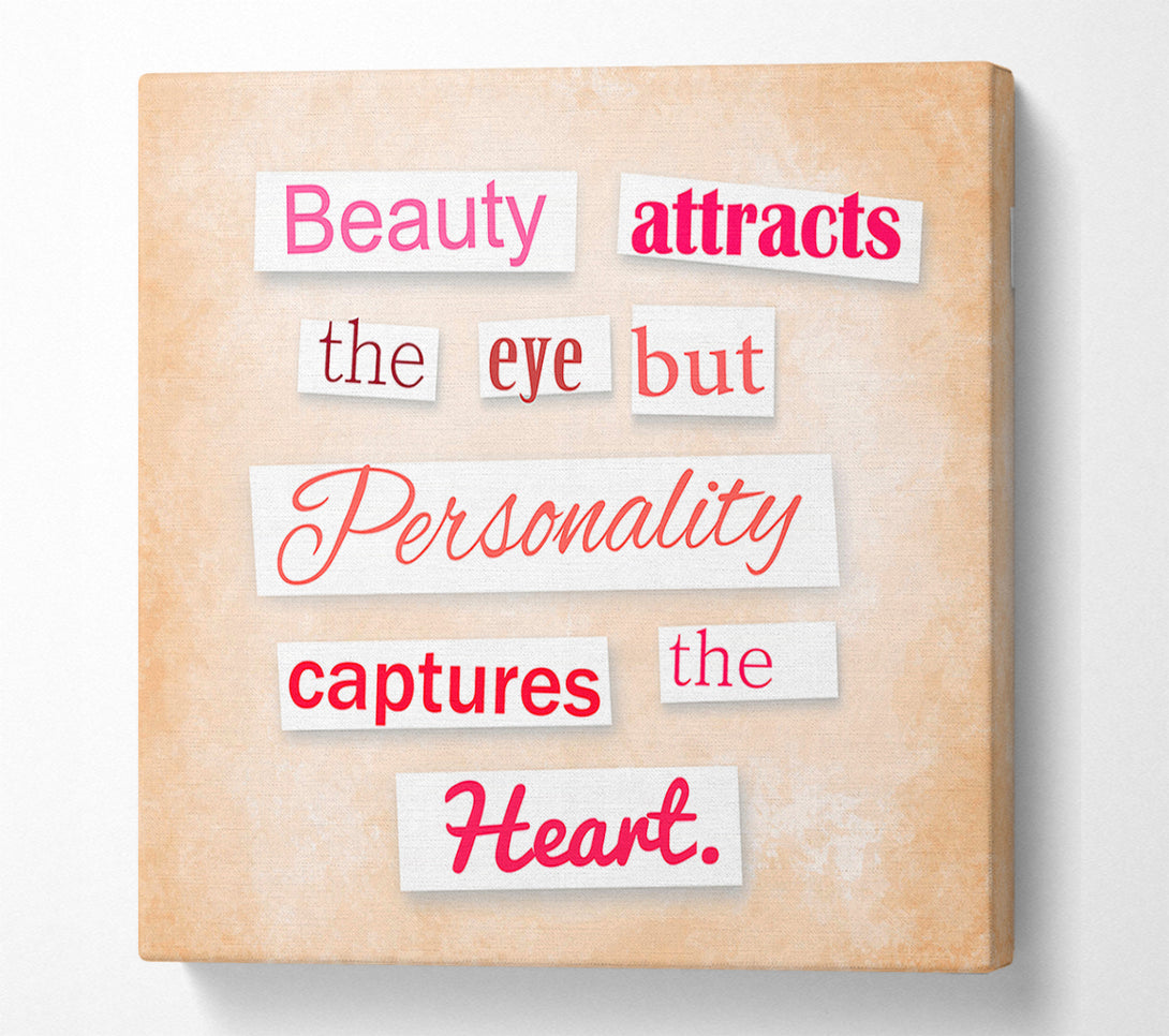  A Canvas Print of Beauty Attracts The Eye But Canvas Wall Art
