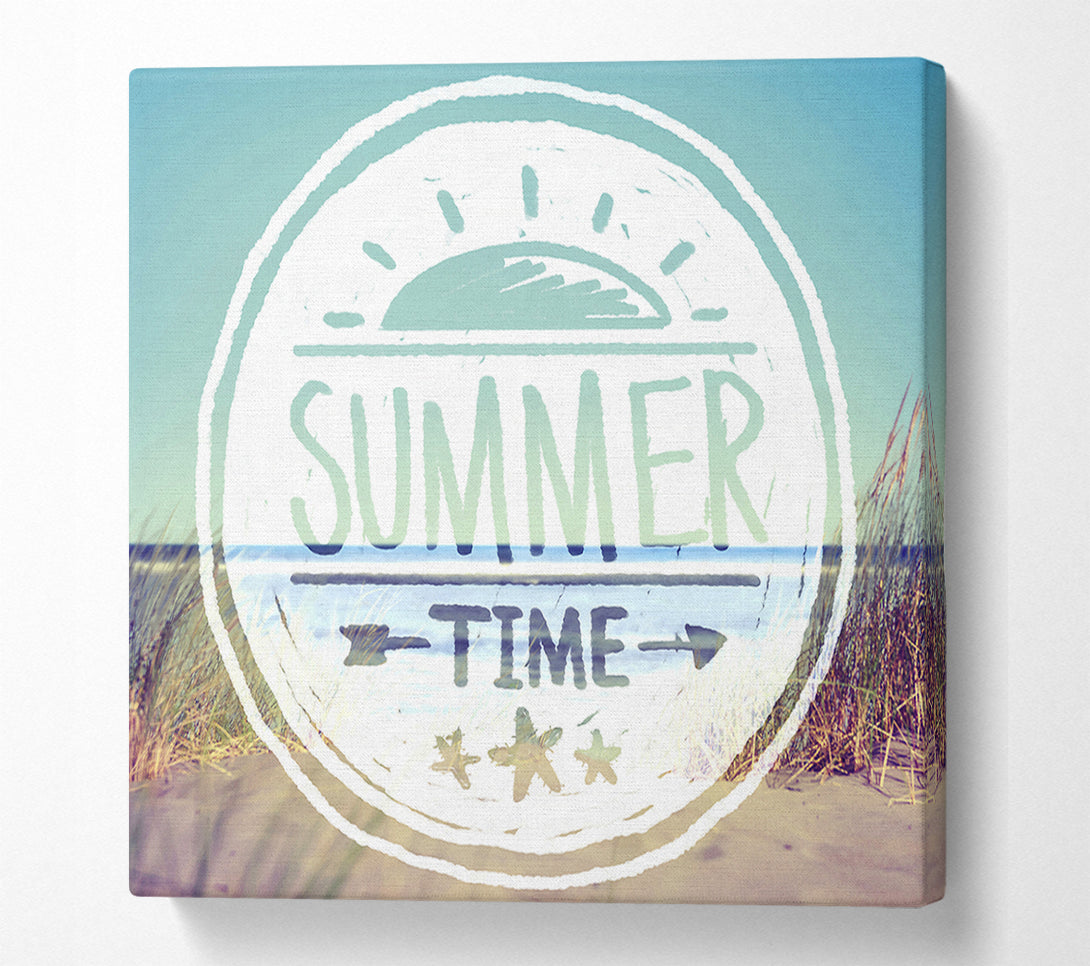  A Canvas Print of Summer Time Canvas Wall Art