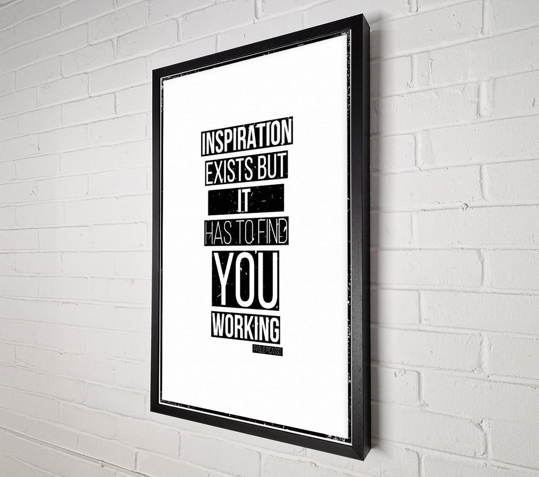  A Canvas Print of Inspiration Exists Canvas Wall Art