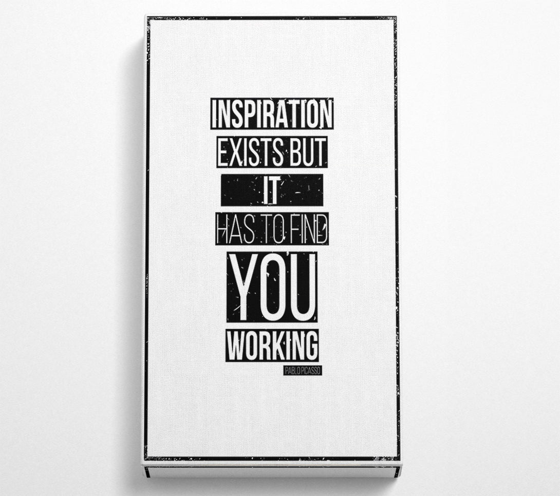  A Canvas Print of Inspiration Exists Canvas Wall Art