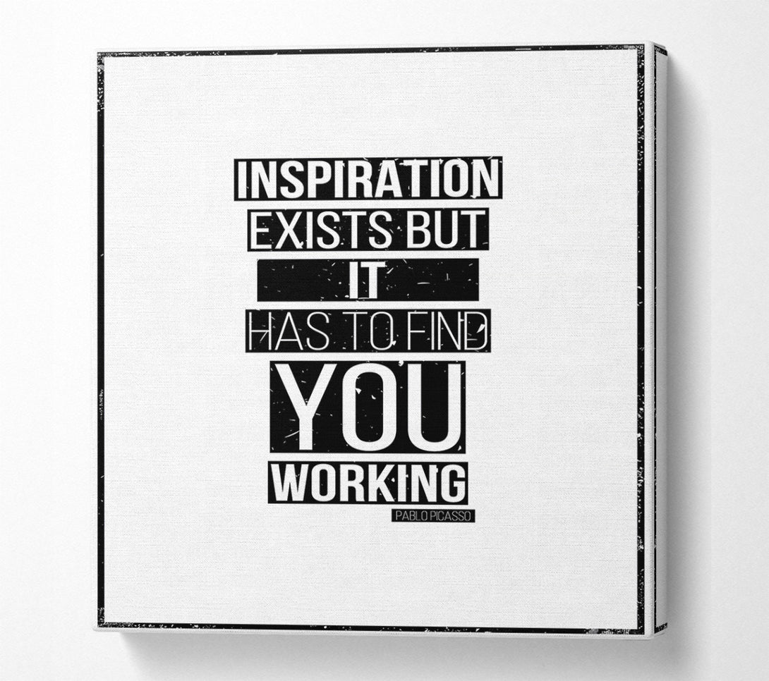  A Canvas Print of Inspiration Exists Canvas Wall Art
