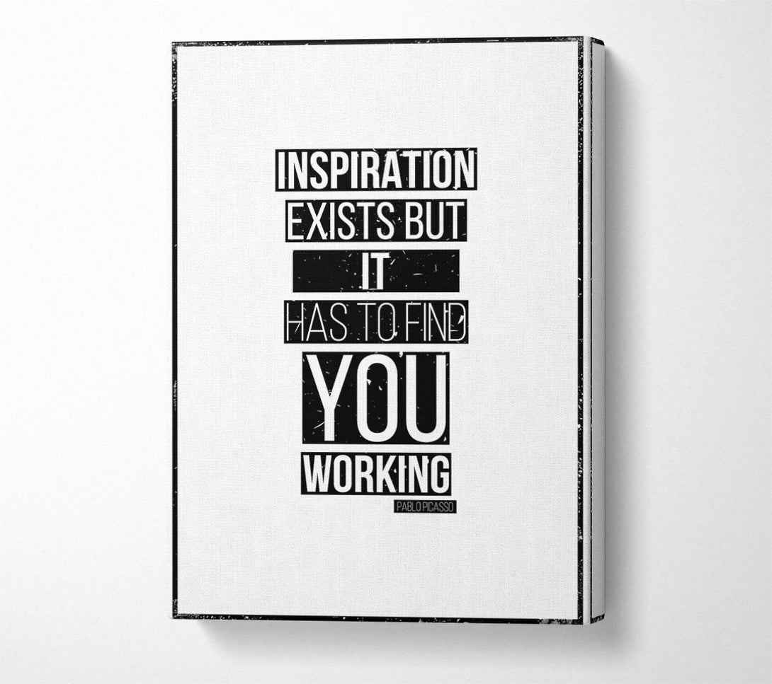  A Canvas Print of Inspiration Exists Canvas Wall Art