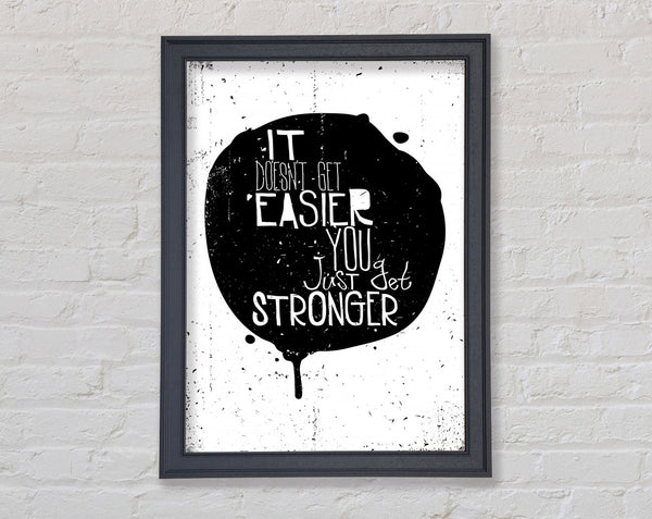 It Doesn't Get Easier 1 Framed Print