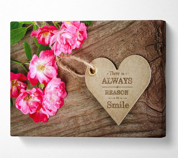  A Canvas Print of Reason To Smile Canvas Wall Art