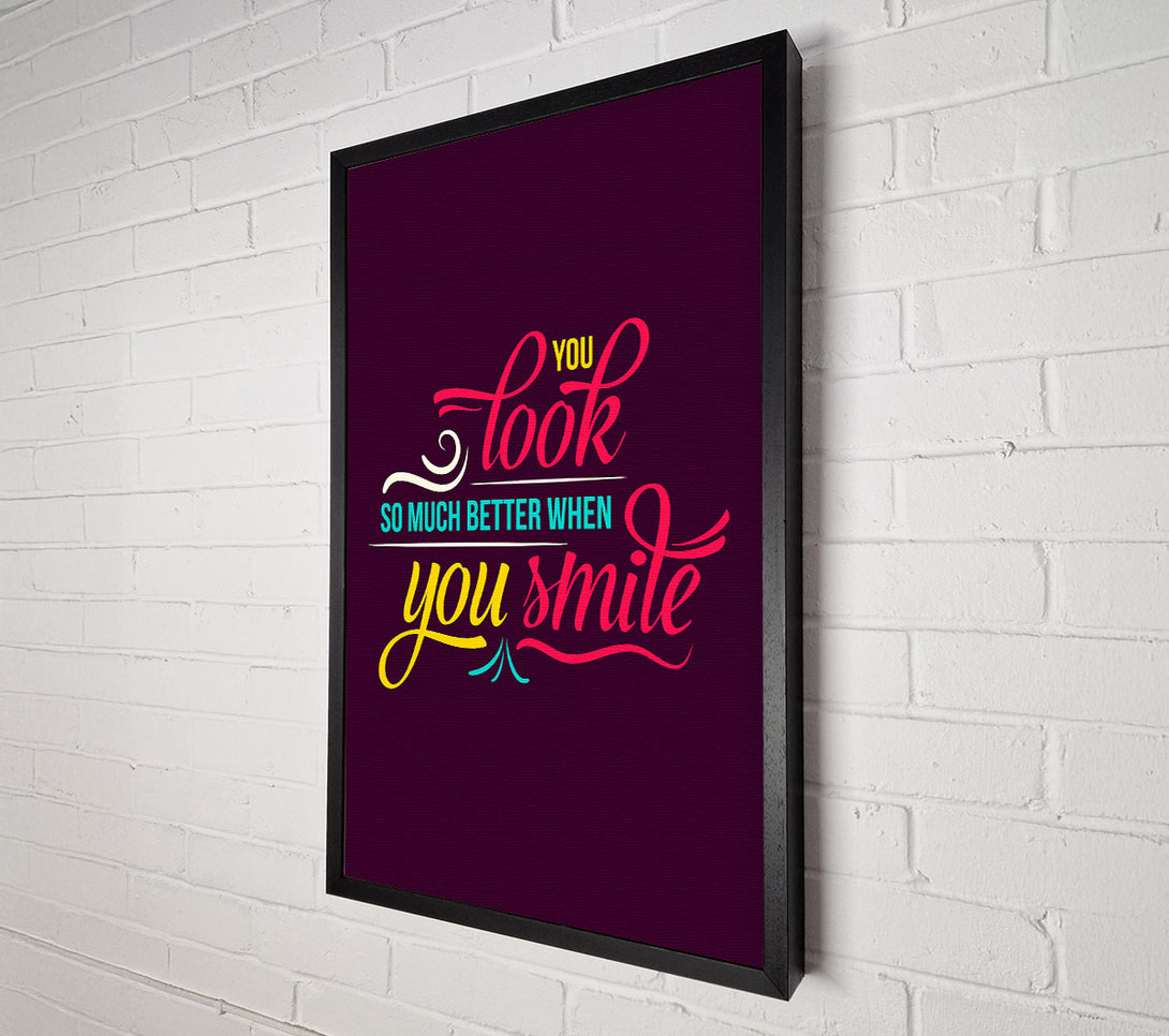  A Canvas Print of You Look So Much Better When 2 Canvas Art