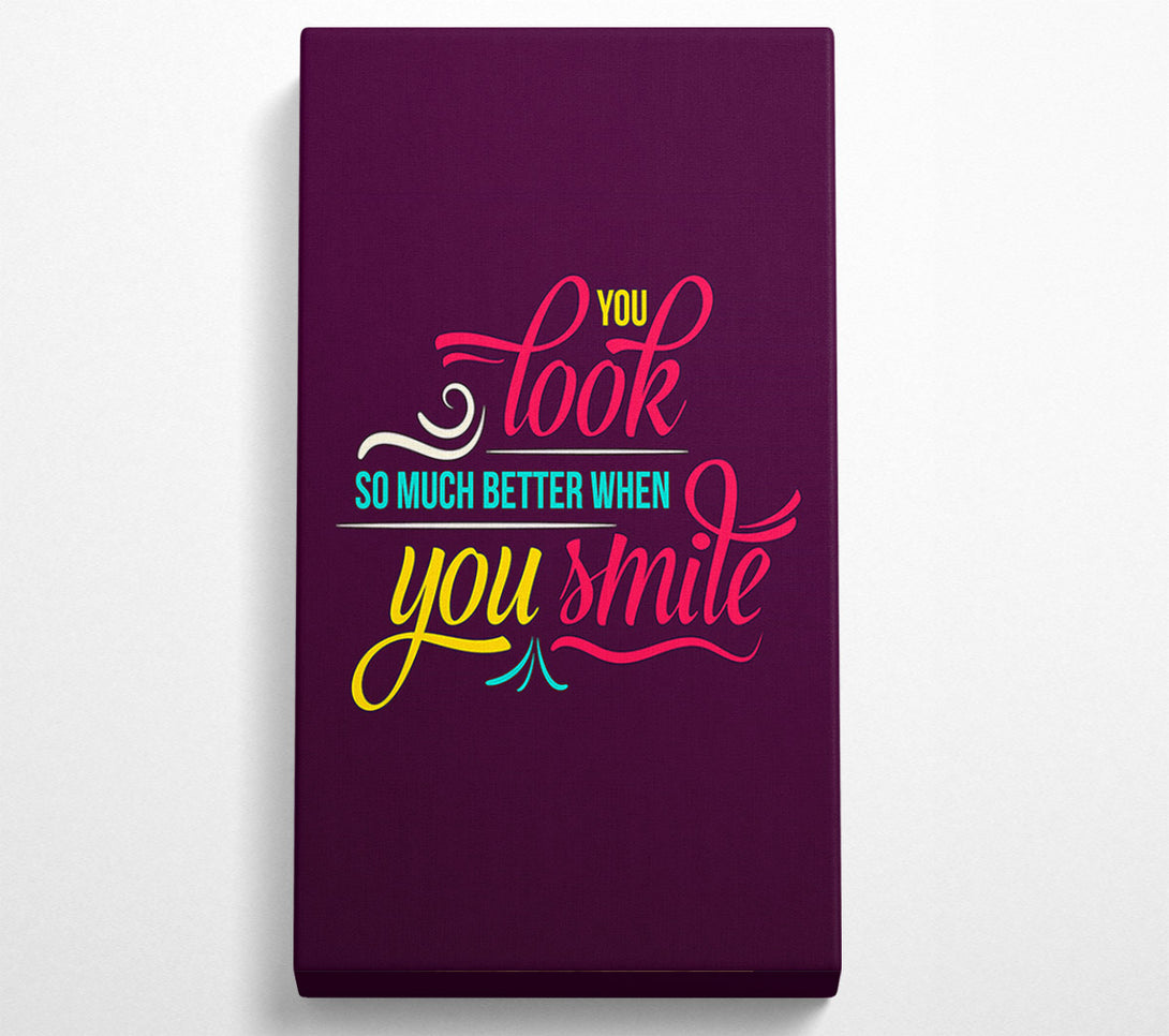  A Canvas Print of You Look So Much Better When 2 Canvas Art