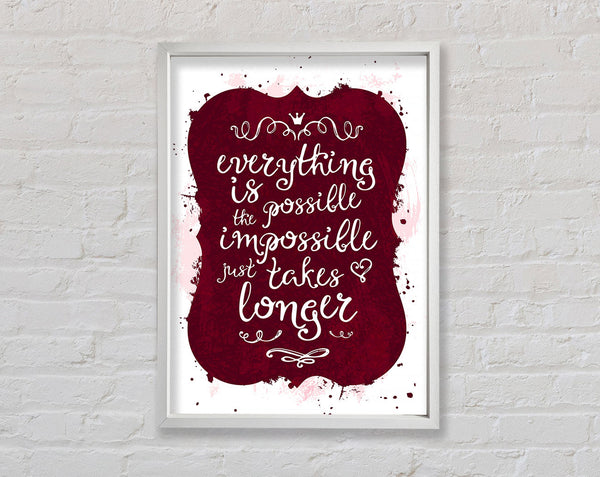 Everything Is Possible Framed Print
