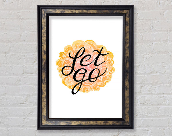 Let Go Framed Print