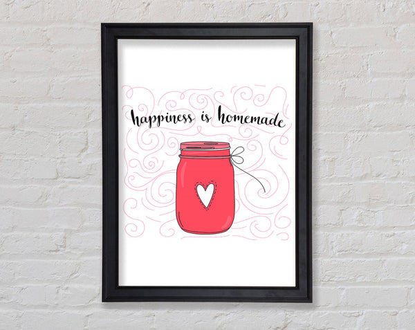Happiness Is Homemade Framed Print