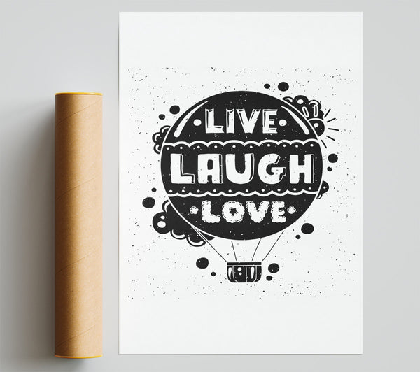 Live Laugh Love 2 Giclee Print