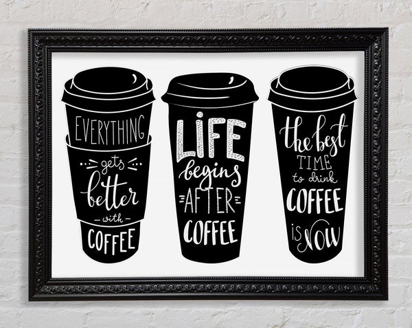 Coffee Love 1 Framed Print