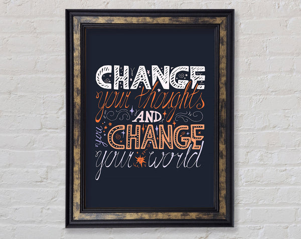 Change Your World Framed Print
