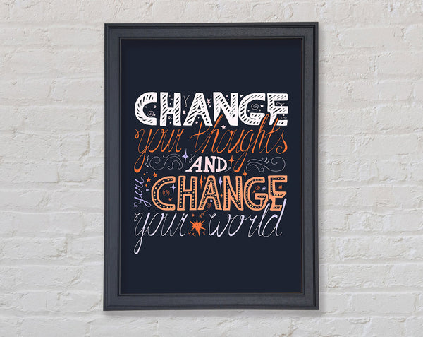 Change Your World Framed Print