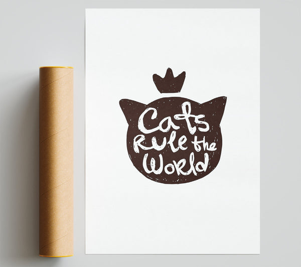 Cats Rule The World Giclee Print