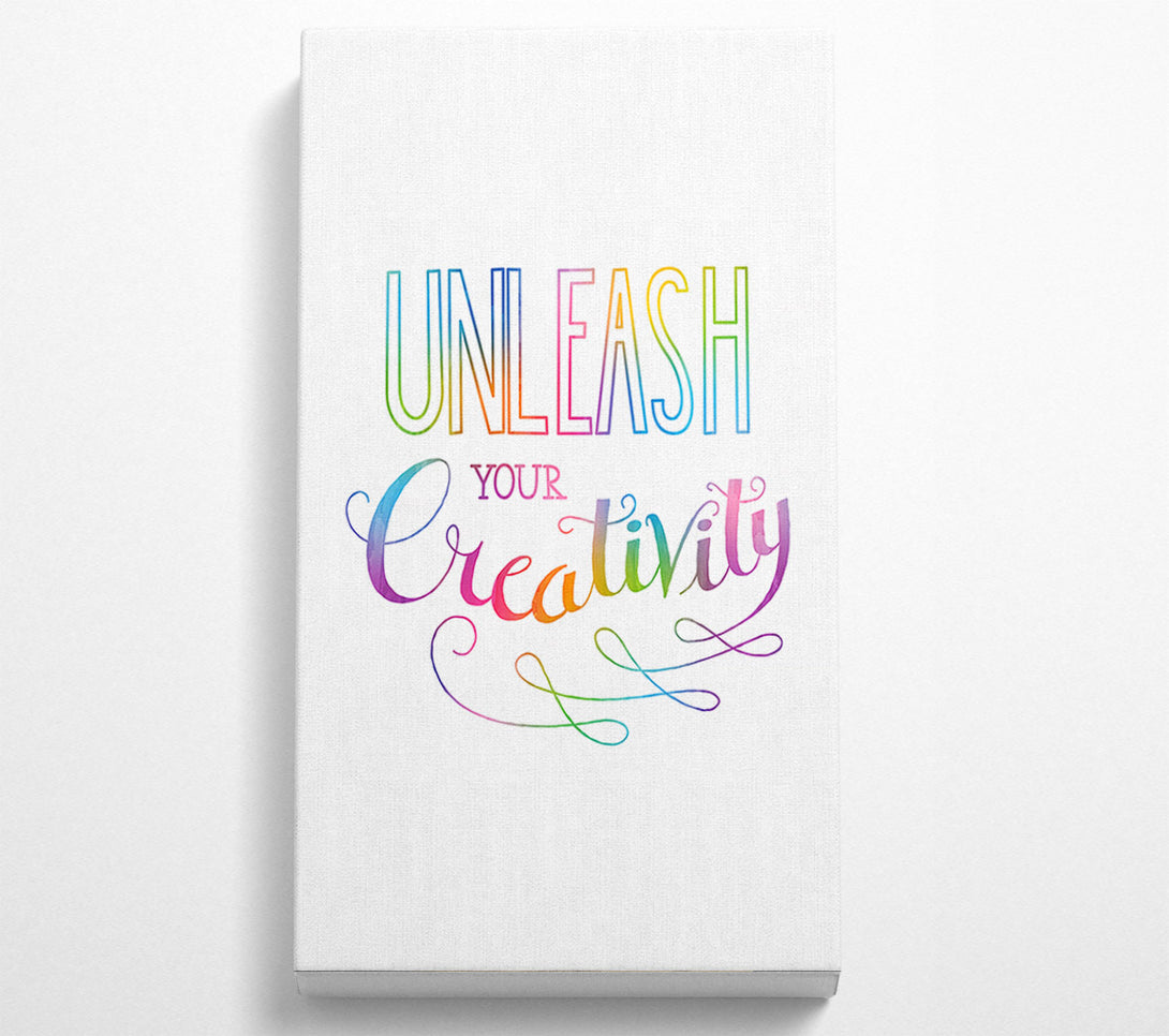  A Canvas Print of Unleash Your Creativity Canvas Print