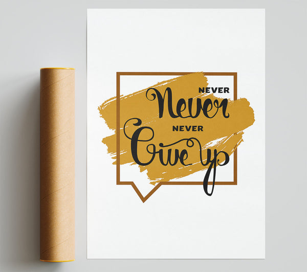 Never Give Up 3 Poster