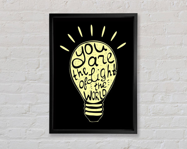You Are The Light Framed Print