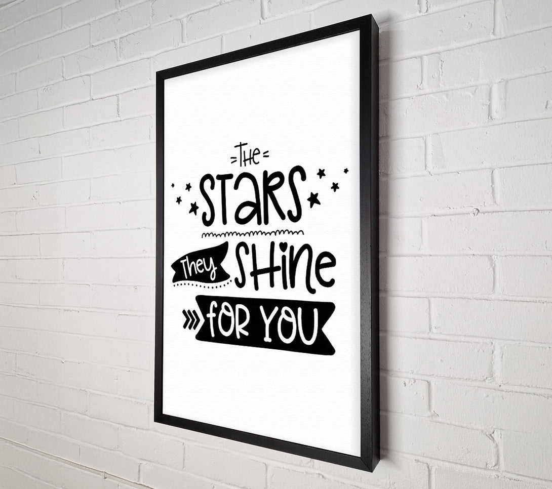  A Canvas Print of The Stars They Shine For You Canvas Wall Art