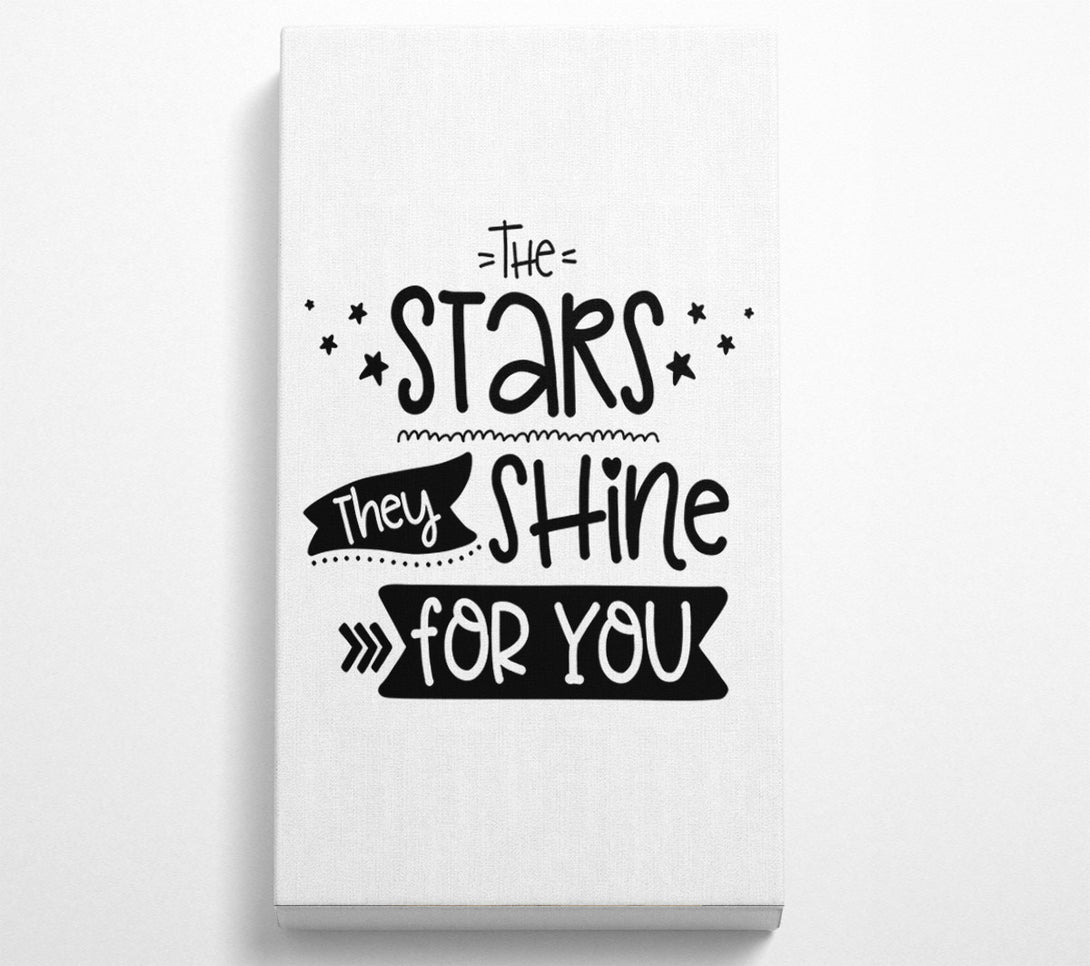  A Canvas Print of The Stars They Shine For You Canvas Wall Art