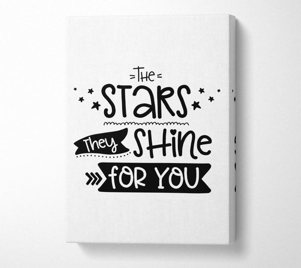  A Canvas Print of The Stars They Shine For You Canvas Wall Art