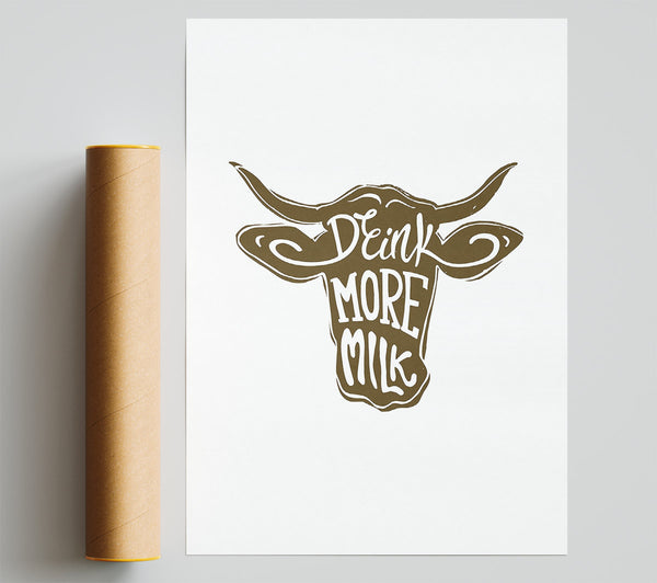 Drink More Milk Giclee Print