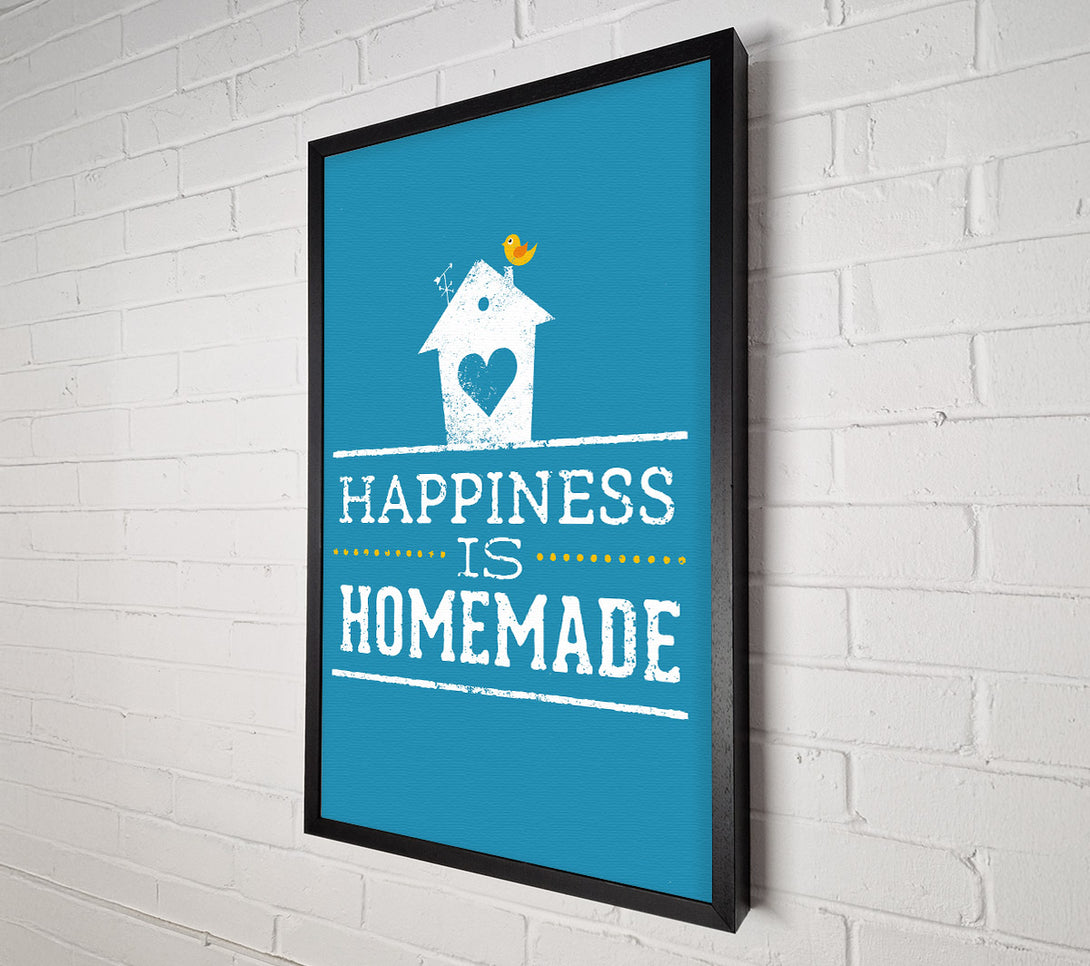  A Canvas Print of Happiness Is Homemade 1 Canvas Art
