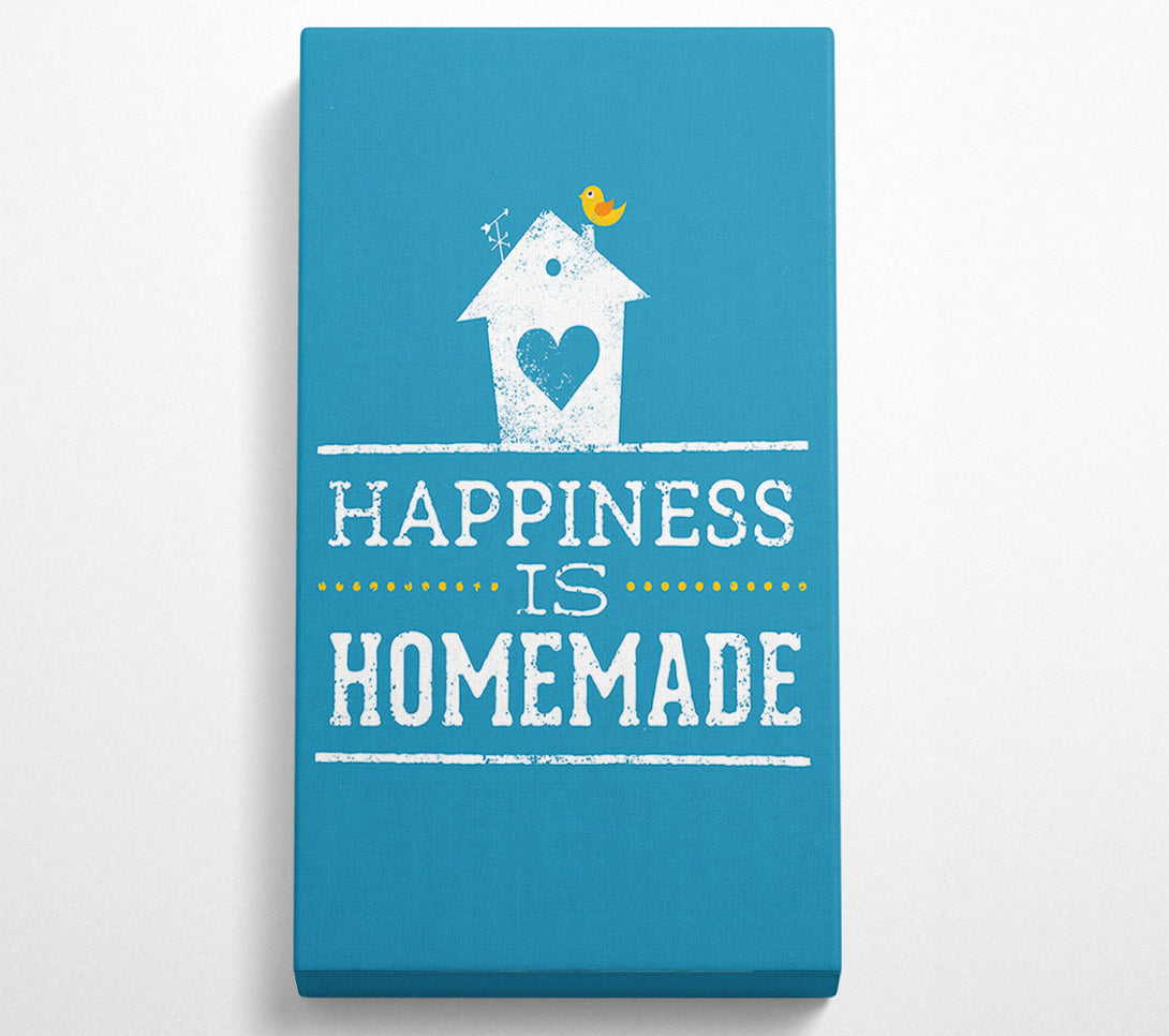  A Canvas Print of Happiness Is Homemade 1 Canvas Art