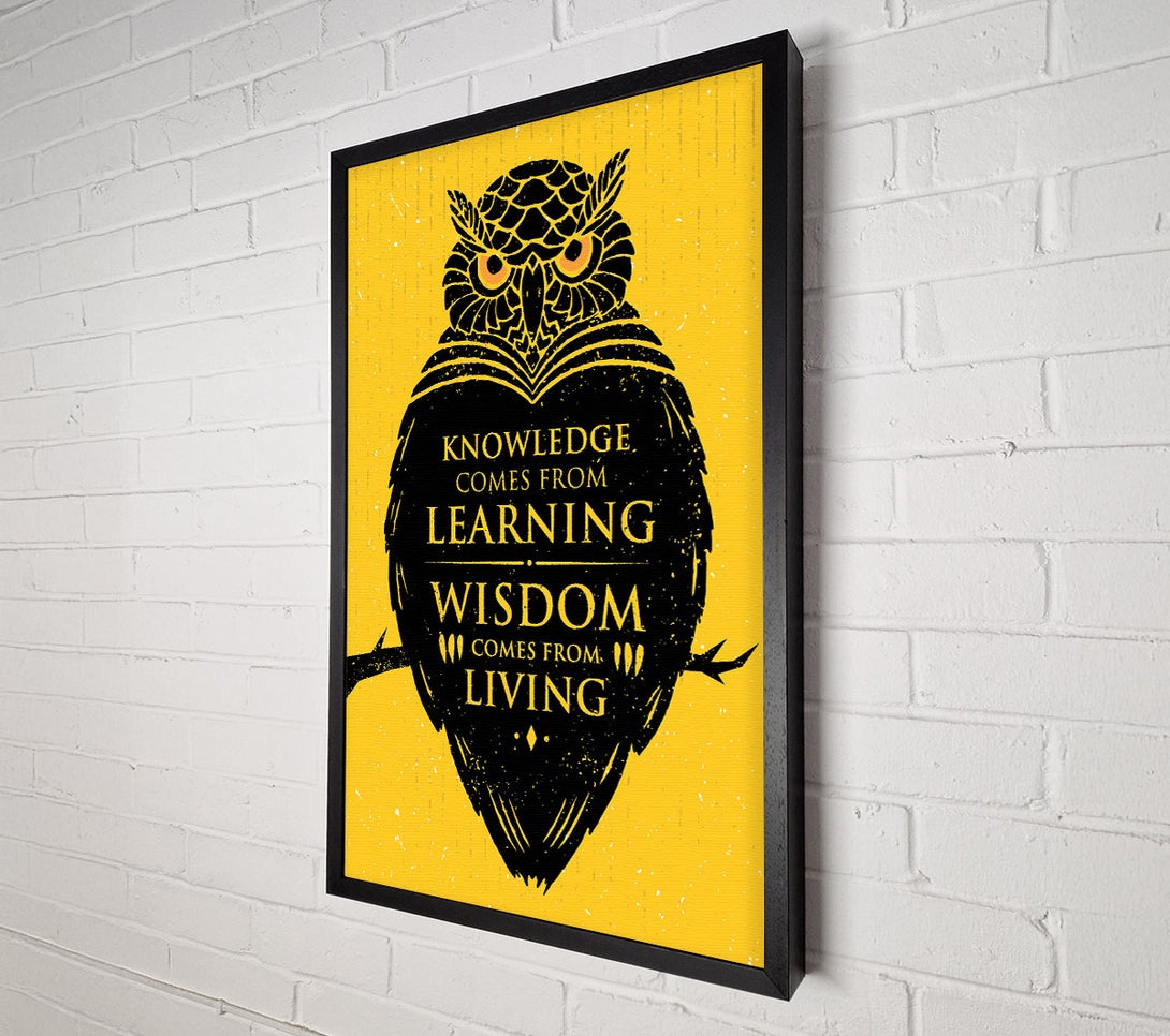  A Canvas Print of Knowledge And Wisdom Canvas Art