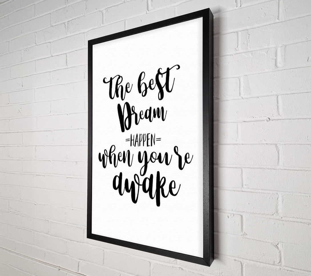  A Canvas Print of The Best Dream Canvas Print
