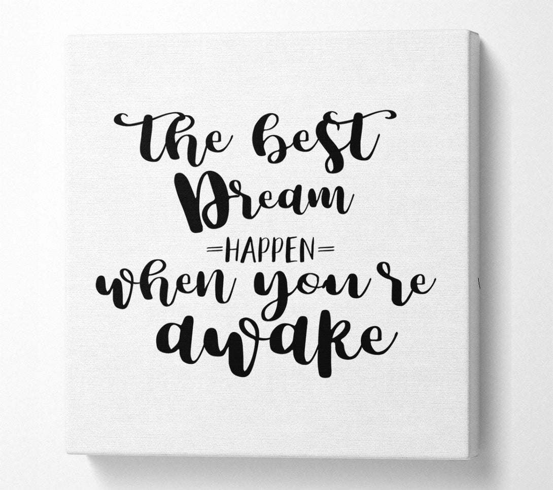  A Canvas Print of The Best Dream Canvas Print