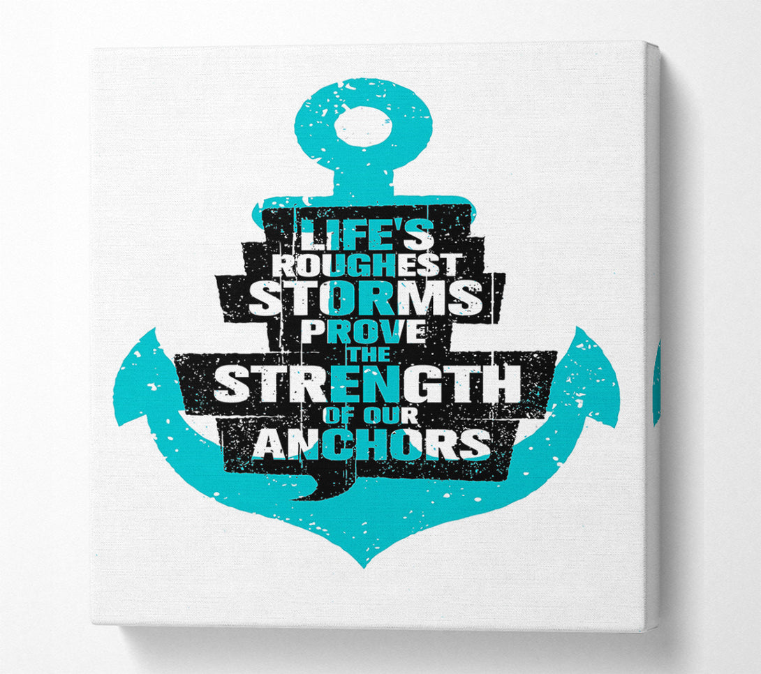  A Canvas Print of Life's Roughest Storms Canvas Wall Art