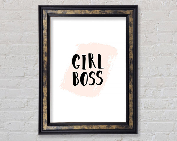 Girl Boss Framed Print