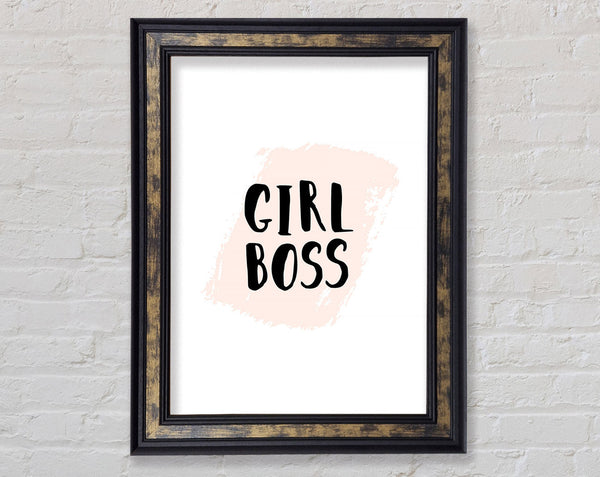 Girl Boss Framed Print