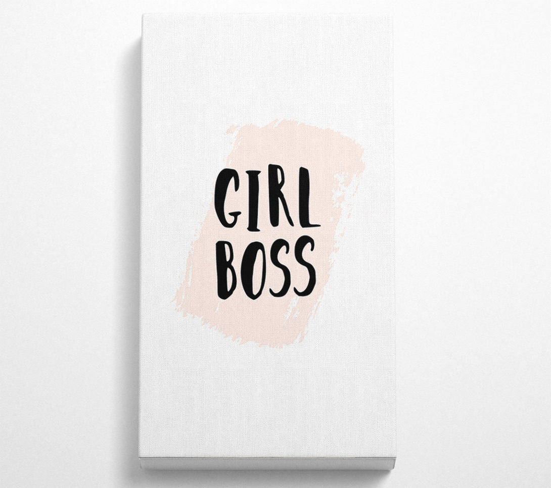  A Canvas Print of Girl Boss Canvas Wall Art