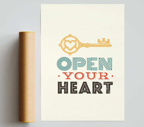 Open Your Heart Giclee Print