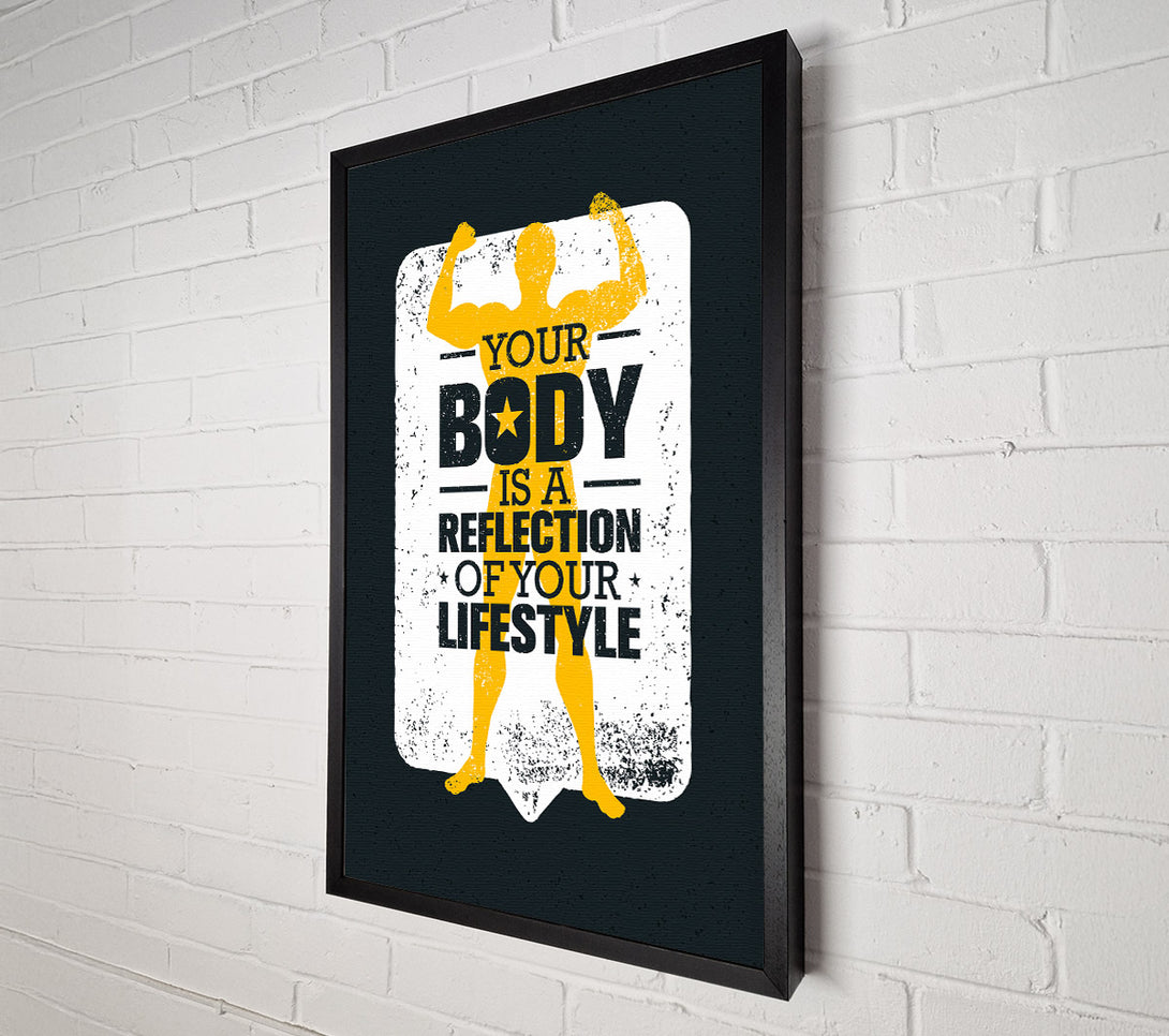  A Canvas Print of Your Body Is A Reflection Canvas Print